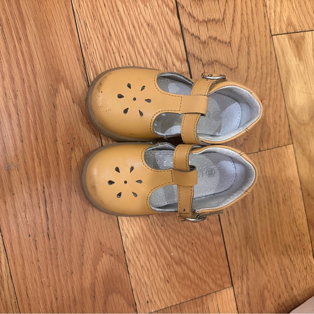 L'Amour Tan Kids Dress Shoes